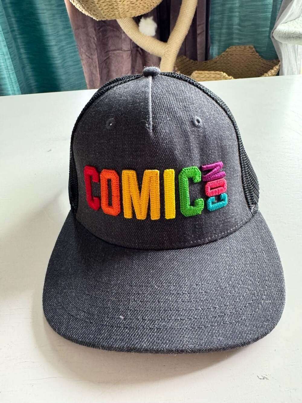 San Diego Comic-Con Mesh Trucker Hat Black Multi Snapback SDCC Official merch